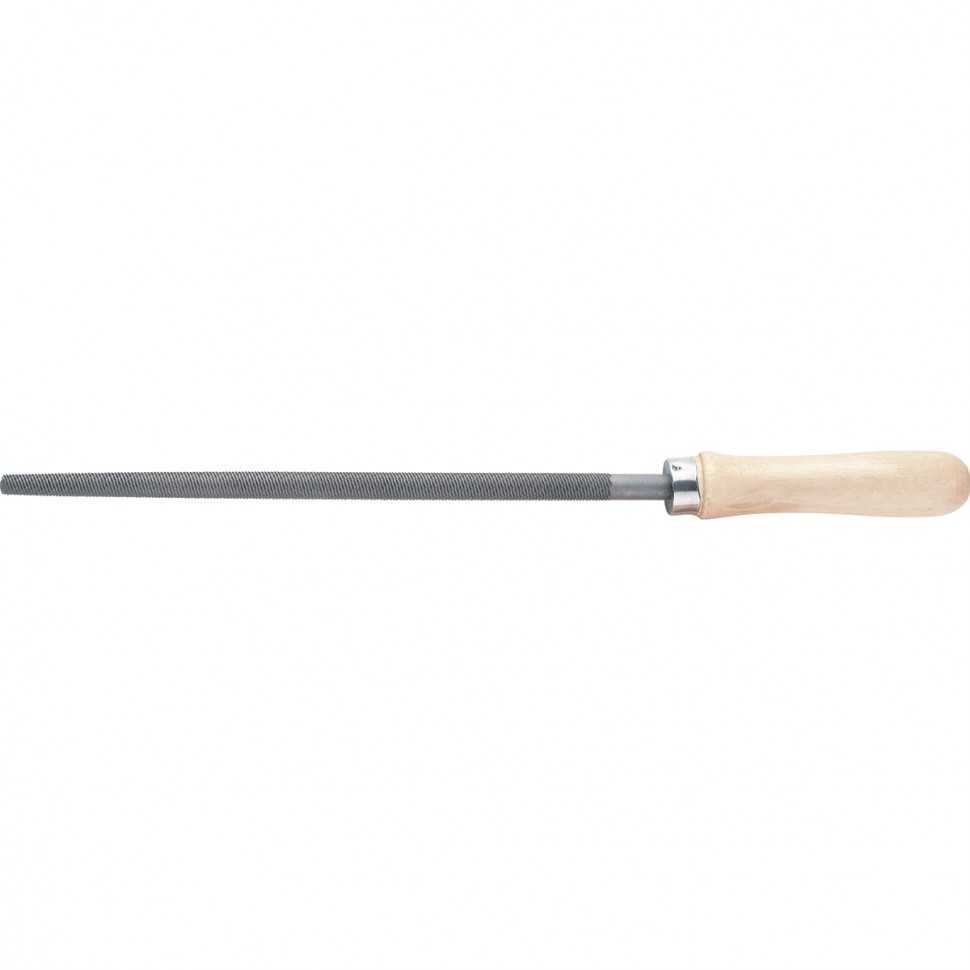 Напильник круглый, 150 мм, деревянная ручка Сибртех Напильники круглые фото, изображение
