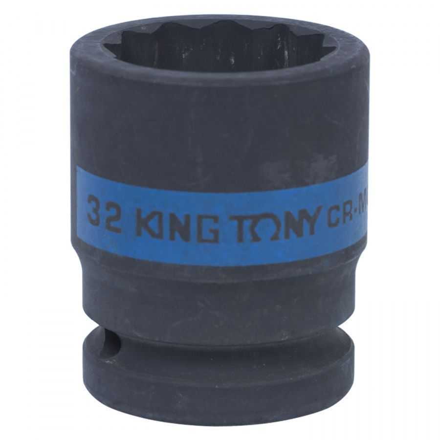 Головка торцевая ударная двенадцатигранная 3/4", 32 мм KING TONY 653032M Торцевые головки ударные фото, изображение