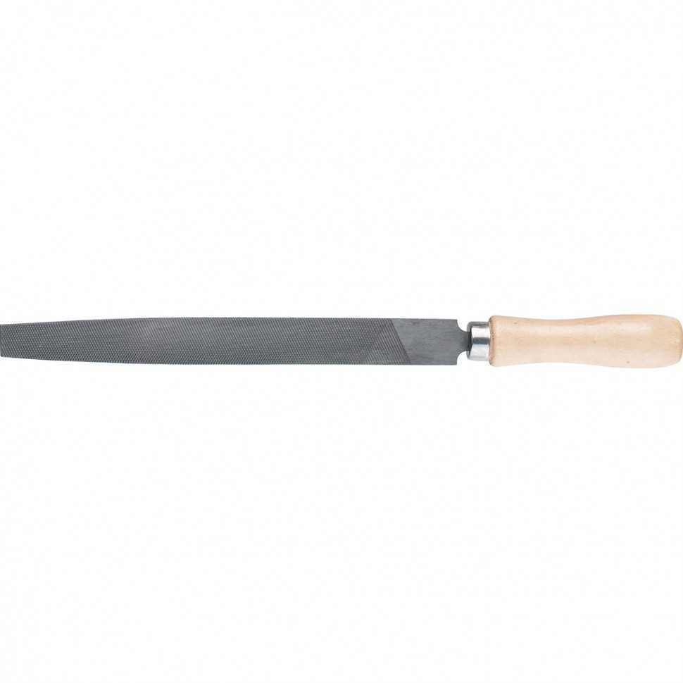 Напильник плоский, 150 мм, деревянная ручка Сибртех Напильники плоские фото, изображение